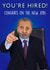 Alan Sugar You're Hired! Congrats on the new job! created by Poppy & Mabel 