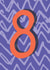 Simple 8 year old birthday card - eight today created by Becka Griffin