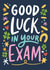 Cute Good Luck Card - Exams created by Natalia Gonzalez