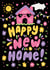 Happy New Home Card - Cute and fun house - Congratulations created by @studio27eleven