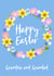Cute Easter Card - To Grandparents - Wreath created by Abigail Elodie