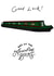 Good Luck Card - Narrowboat adventure begins created by Kimbaclay Creations