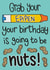 Funny Birthday Card - Nut Allergy - Epipen - Peanut created by 10isha.design
