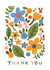 Cute Thank You Card - Floral - Nature created by Jade Fisher