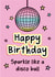 Pretty Birthday Card - Sparkle like a Disco Ball created by The Happy Company
