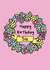 Happy Birthday Sis | Sister Card | Spring floral birthday card created by The Happy Company