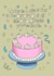 Cute Congratulations cake card for self-confidence - proud of you - self love created by Fantastical Fun Shop