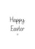 Classic Easter Card - Happy Easter - Simple created by Kalm Lettering