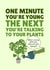 Cheeky Birthday Card - Talking To Your Plants created by PopDogShop
