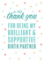 Cute Thank You Card - Birthing Partner created by bump birth & baby 2020