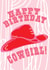 Pretty Birthday Card - Cowgirl Hat created by Maddison Ball