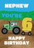 Nephew Age 6 Birthday Card - Farm Tractor created by @Cupsie's Creations