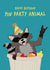 Party Animal funny Birthday Card for friend created by The Imagination Spot