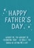 Cheeky Father's Day Card - Typography - No Celebration Without Me created by Silky Rose Design
