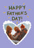 Cute Father's Day Card - Heart created by LittleTalesByGem