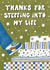Thanks For Stepping Into My Life - Step Father | Step Mother Card created by @tikkled.pink