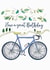 Illustrative Birthday Card - Have a Great Day - Cycling created by Katie Phythian Design