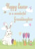 Cute Easter card for granddaughter - Easter bunny - Hoppy Easter created by Missycards