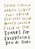 Heartfelt Father's Day Card - Thanks For Everything created by Violet and Alfie