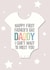 Cute Father's Day Card - Daddy - First created by Poppy Lane