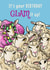 Funny birthday card- sheep in curlers - Glam it up! created by Sunny and Pea