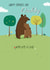 Cute Father's Day Card - Daddy - Bear created by cory reid