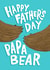 Father's Day Card - Papa Bear created by Violet and Alfie