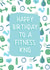 Gym themed card for the fitness king. created by Fierce Females Club