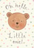 Cute New Baby Card - Oh Hello Little One! created by Love Lucy Illustration