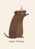 Happy Birthday dog created by hnaillustration