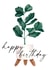 Happy Birthday Fiddle Leaf Fig Card - Plant Birthday Card - Happy Birthday Plant created by Open Space Collective