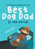 Dog dad, father’s day card created by Sophie Larsson