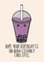 Kawaii Birthday Card - Taro Boba Milk Tea Pun - Cute created by @Cupsie's Creations