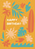 Surfing Birthday Card -- Beach Birthday -- Birthday card for Surfer created by Kelley Dillon