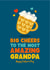 Cute Grandad Father’s Day card for the most amazing Grandpa – Big Cheers created by The Typecast Gallery
