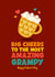 Cute Grandad Father’s Day card for the most amazing Grampy – Big Cheers created by The Typecast Gallery