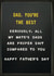 Funny Father's Day Card - Peg Letters Board - Dad You're The Best created by Brainbox Candy