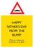 Funny Father's Day Card - From The Bump created by Brainbox Candy