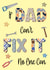 If Dad Can't Fix It No One Can! Funny Father's Day Card - DIY Dad Card created by Cheeky Chappy