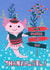 Cute mexican axolotl thank you card created by KTuohyArt