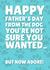 Funny Father's Day Card - From the Dog you Adore created by PopDogShop
