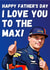Max Verstappen Father's Day Card For Formula One Loving Dad created by Champion Prints