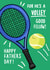 Funny/Cute Father's Day Card - For he's a volley good fellow - Tennis created by Pen and Puns 