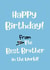 Funny Birthday Card - From the Best Brother in the World! created by Codfish Design