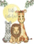 Cute New Baby Card - Hello Little One - Safari Animals created by Teds'n'Tails
