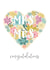 Cute female Wedding Card - Mrs and Mrs - Congratulations created by Pink Pig