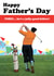 Funny Golf FORE! He's a jolly good fellow Father's Day Card! created by Quitting Hollywood
