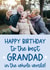 Heartfelt Birthday Card - Best Grandad in the Whole World created by Word Up Creative