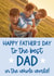 Cute Father's Day Card - Best Dad in the Whole World created by Word Up Creative