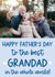 Cute Father's Day Card - Best Grandad in the Whole World created by Word Up Creative